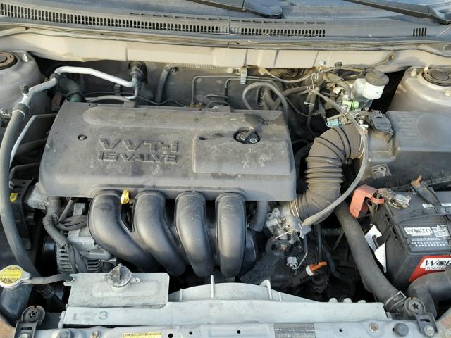 1NXBR32E33Z000141 - 2003 TOYOTA COROLLA CE TAN photo 7