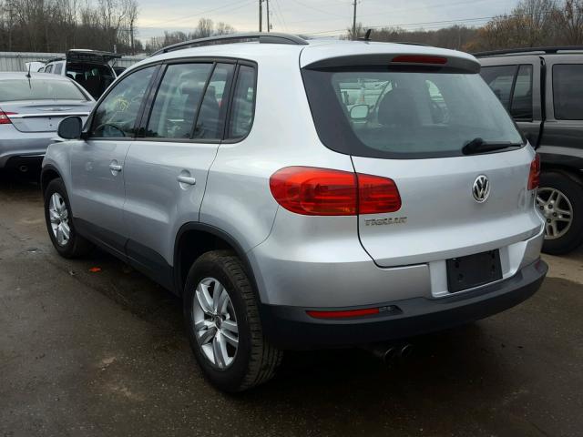 WVGAV7AX2GK000487 - 2016 VOLKSWAGEN TIGUAN S SILVER photo 3