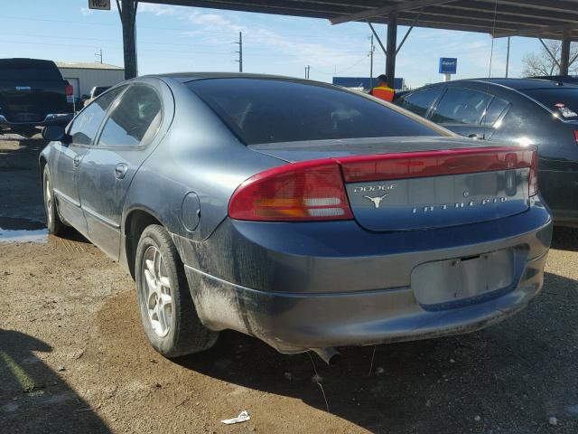 2B3HD46R03H500312 - 2003 DODGE INTREPID S BLUE photo 3