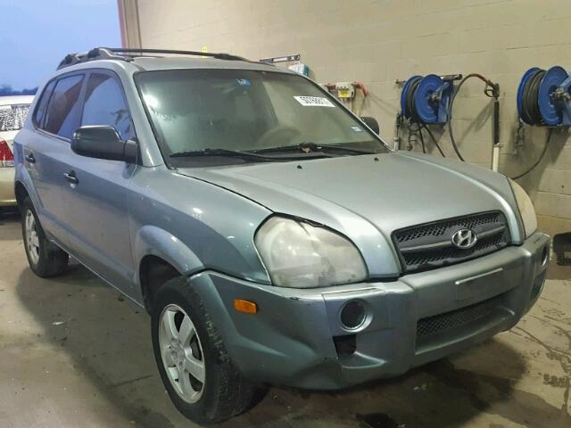 KM8JM12B76U463831 - 2006 HYUNDAI TUCSON GL TEAL photo 1