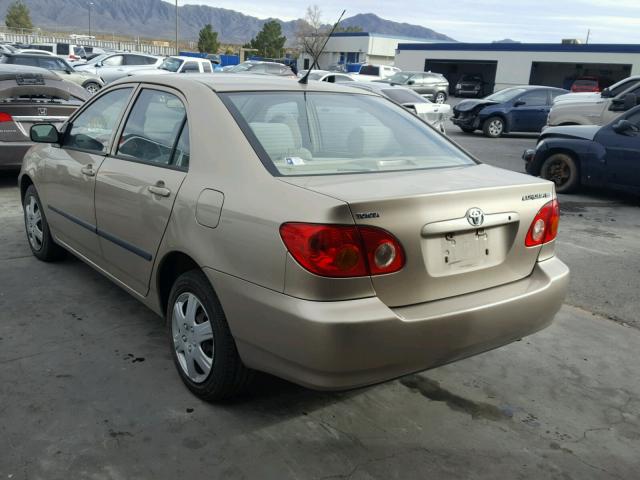 1NXBR32E74Z281961 - 2004 TOYOTA COROLLA CE GOLD photo 3