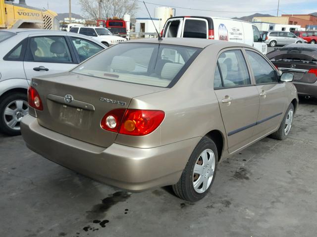 1NXBR32E74Z281961 - 2004 TOYOTA COROLLA CE GOLD photo 4