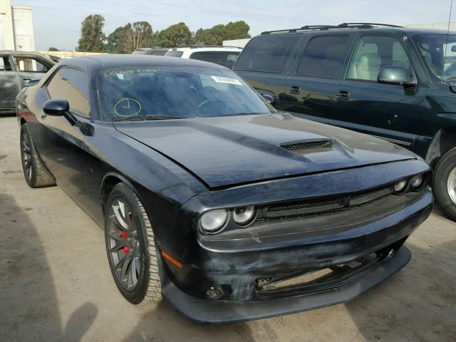 2C3CDZDJ9FH702593 - 2015 DODGE CHALLENGER BLACK photo 1