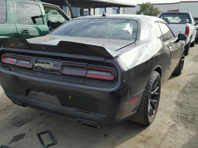 2C3CDZDJ9FH702593 - 2015 DODGE CHALLENGER BLACK photo 4