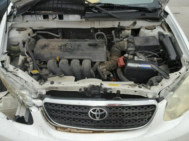 1NXBR32E66Z746412 - 2006 TOYOTA COROLLA CE WHITE photo 7