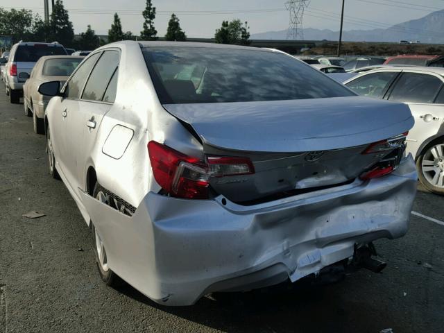 4T1BF1FK1EU843982 - 2014 TOYOTA CAMRY L SILVER photo 3