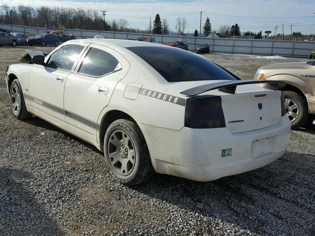 2B3KA43G77H651123 - 2007 DODGE CHARGER SE WHITE photo 3