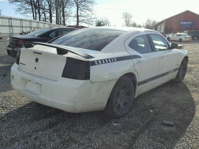 2B3KA43G77H651123 - 2007 DODGE CHARGER SE WHITE photo 4