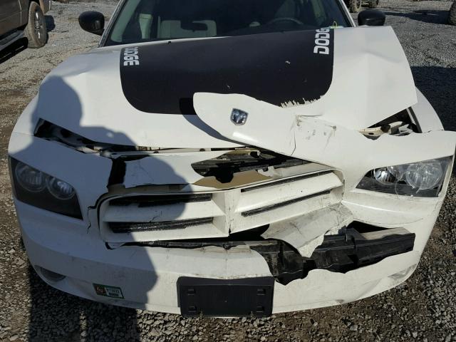 2B3KA43G77H651123 - 2007 DODGE CHARGER SE WHITE photo 7