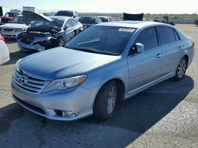 4T1BK3DB2BU377310 - 2011 TOYOTA AVALON BAS BLUE photo 2