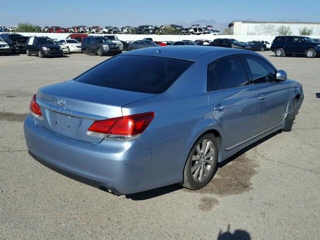 4T1BK3DB2BU377310 - 2011 TOYOTA AVALON BAS Mavi fotoğraf 4