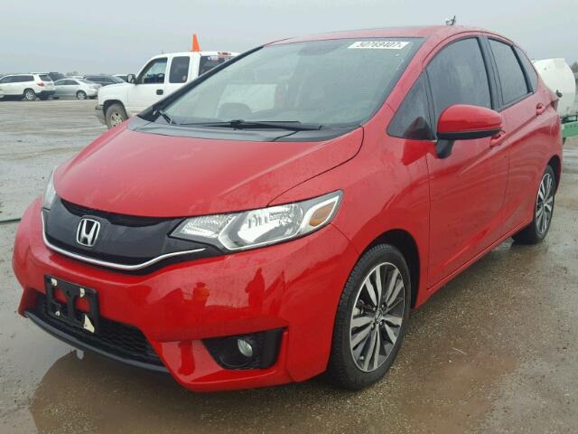 JHMGK5H79GS000437 - 2016 HONDA FIT EX RED photo 2