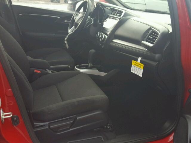 JHMGK5H79GS000437 - 2016 HONDA FIT EX RED photo 5