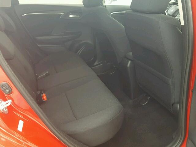 JHMGK5H79GS000437 - 2016 HONDA FIT EX RED photo 6