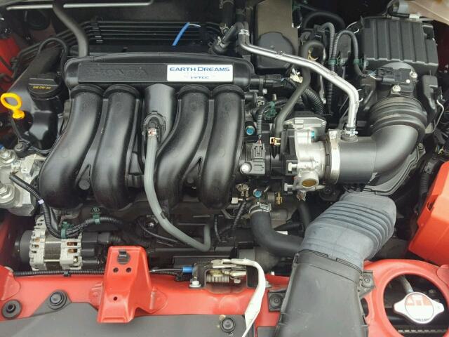 JHMGK5H79GS000437 - 2016 HONDA FIT EX RED photo 7