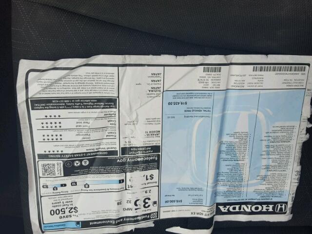 JHMGK5H79GS000437 - 2016 HONDA FIT EX RED photo 9