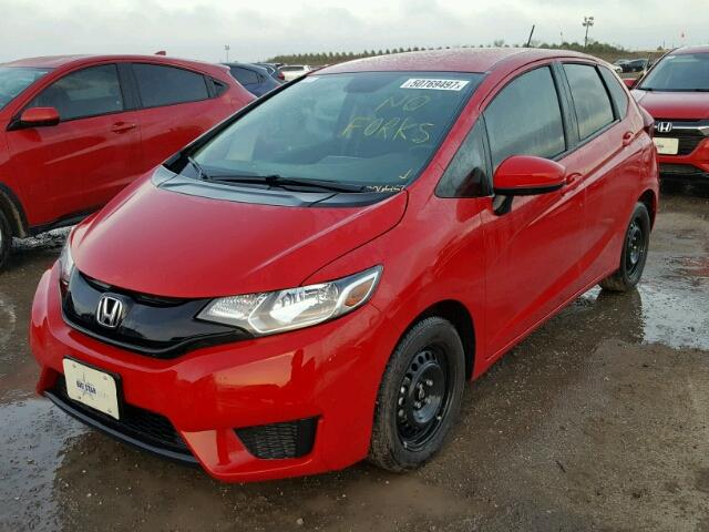 JHMGK5H5XHS006456 - 2017 HONDA FIT LX أسود صورة 2