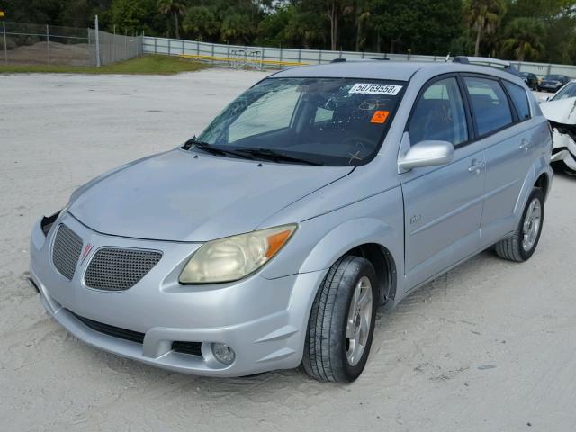 5Y2SL63835Z416325 - 2005 PONTIAC VIBE SILVER photo 2