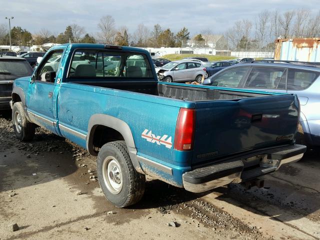 1GTGK24K4SE535614 - 1995 GMC SIERRA K25 GREEN photo 3