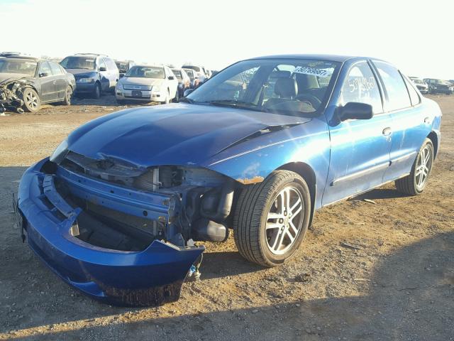 1G1JC52F157188318 - 2005 CHEVROLET CAVALIER BLUE photo 2