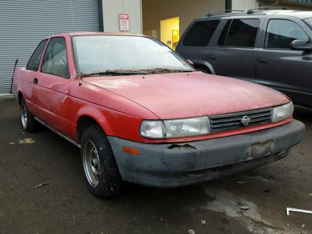 1N4EB32A7MC709090 - 1991 NISSAN SENTRA RED photo 1