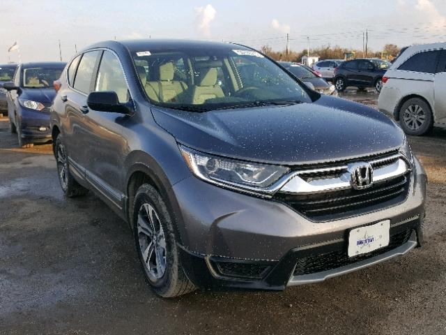 7FARW5H33HE011402 - 2017 HONDA CR-V LX GRAY photo 1