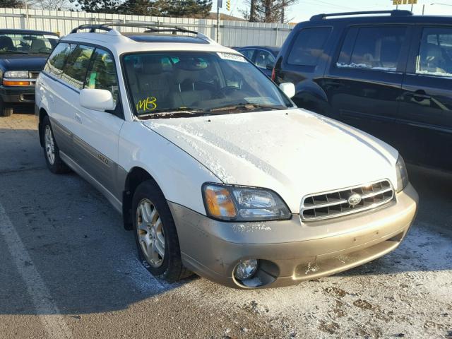 4S3BH686417669488 - 2001 SUBARU LEGACY OUT WHITE photo 1