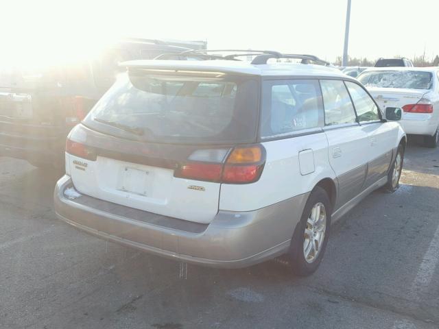 4S3BH686417669488 - 2001 SUBARU LEGACY OUT WHITE photo 4