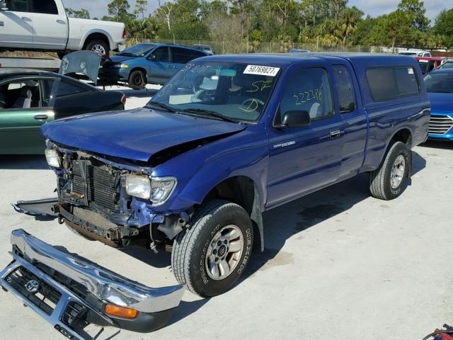 4TAUN73C8SZ082877 - 1995 TOYOTA TACOMA XTR PURPLE photo 2