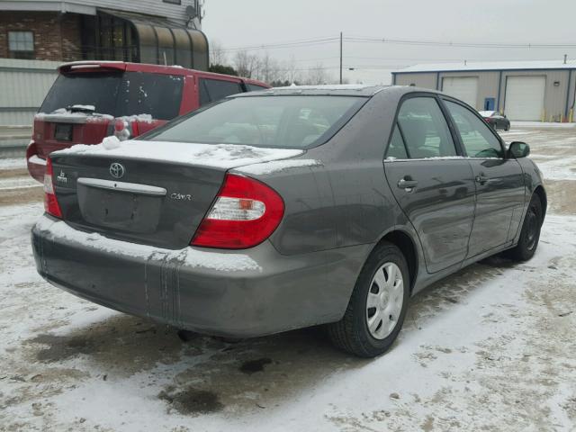 4T1BE32K33U757476 - 2003 TOYOTA CAMRY LE GRAY photo 4