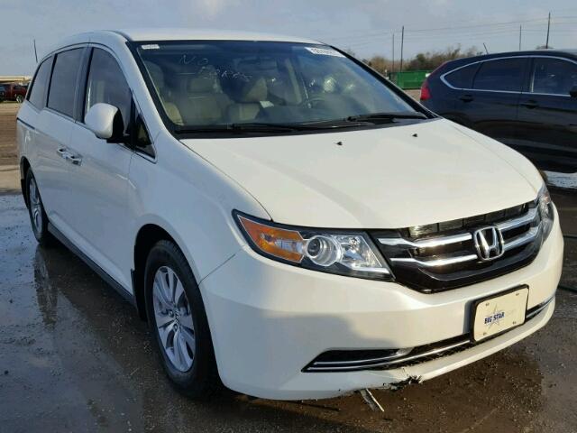 5FNRL5H37HB019376 - 2017 HONDA ODYSSEY SE WHITE photo 1