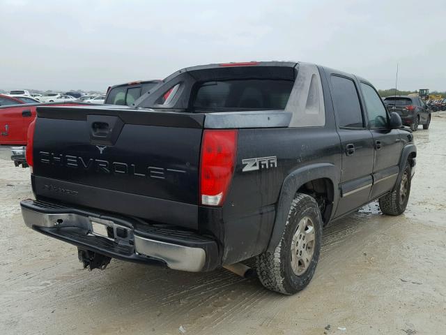 3GNEC13T93G259411 - 2003 CHEVROLET AVALANCHE 黑色 照片 4