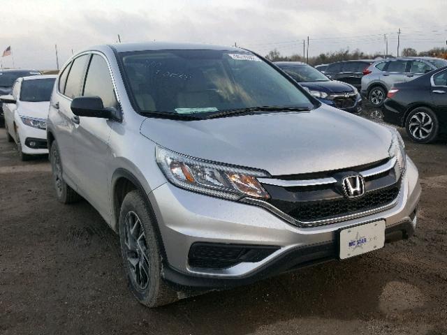 5J6RM3H40GL026668 - 2016 HONDA CR-V SE SILVER photo 1