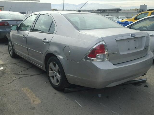 3FAHP07Z97R230381 - 2007 FORD FUSION SE GRAY photo 3