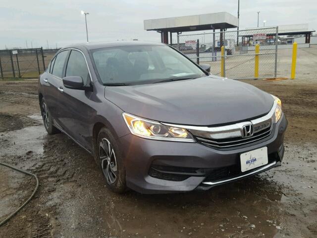 1HGCR2F36HA228401 - 2017 HONDA ACCORD LX GRAY photo 1