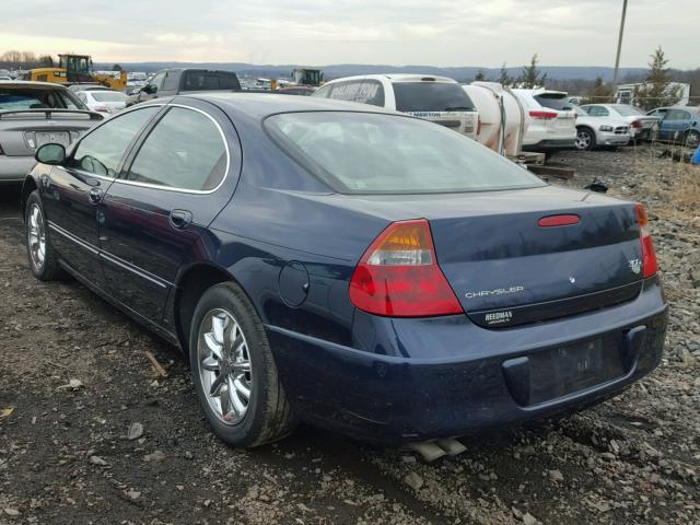 2C3HE66G94H686315 - 2004 CHRYSLER 300M BLUE photo 3