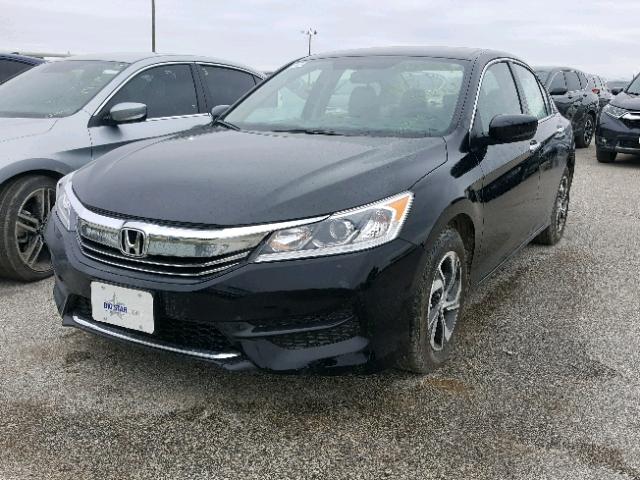 1HGCR2F30HA258834 - 2017 HONDA ACCORD LX BLACK photo 2