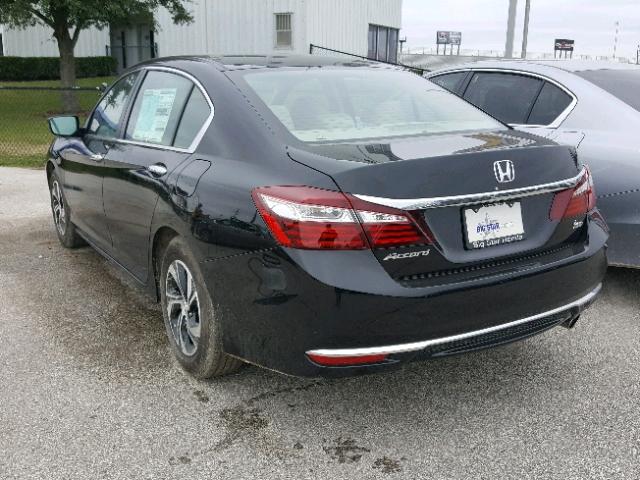 1HGCR2F30HA258834 - 2017 HONDA ACCORD LX BLACK photo 3