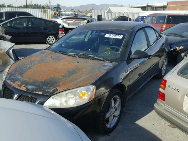 1G2ZG58N774219058 - 2007 PONTIAC G6 BASE BLACK photo 2