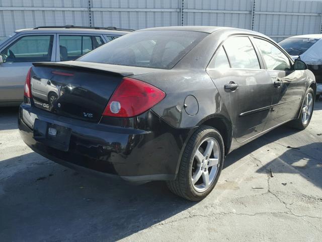 1G2ZG58N774219058 - 2007 PONTIAC G6 BASE BLACK photo 4