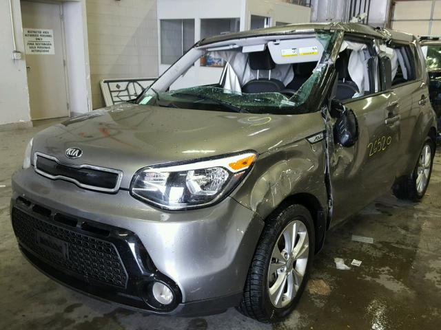 KNDJP3A53G7237904 - 2016 KIA SOUL + GRAY photo 2