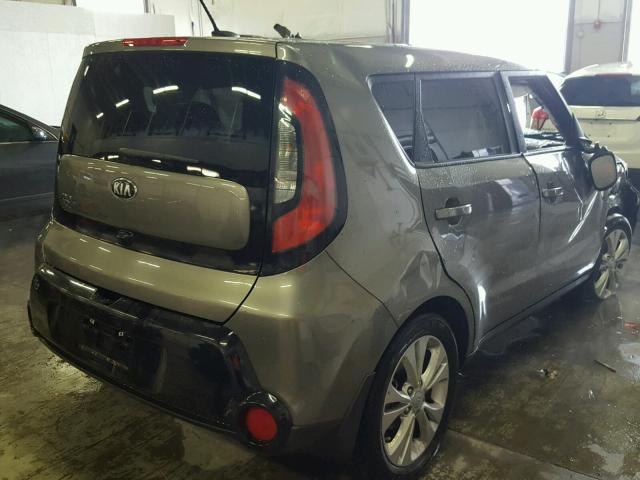 KNDJP3A53G7237904 - 2016 KIA SOUL + GRAY photo 4