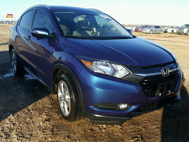 3CZRU5H79GM750184 - 2016 HONDA HR-V EXL BLUE photo 1