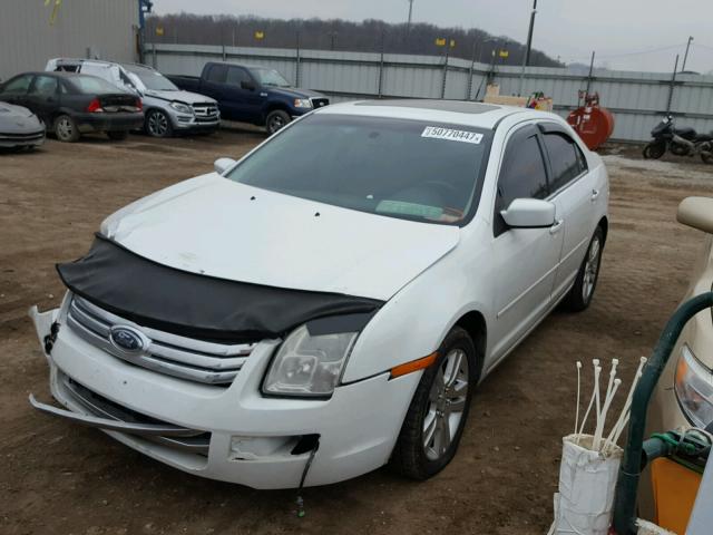 3FAHP081X7R211203 - 2007 FORD FUSION SEL WHITE photo 2