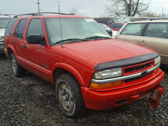 1GNDT13X74K159137 - 2004 CHEVROLET BLAZER RED photo 1