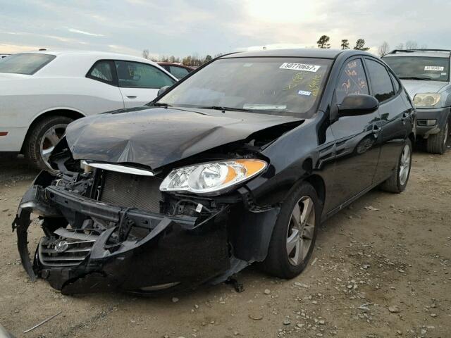 KMHDU4AD6AU855340 - 2010 HYUNDAI ELANTRA BL BLACK photo 2