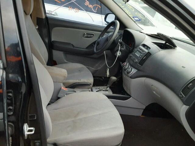 KMHDU4AD6AU855340 - 2010 HYUNDAI ELANTRA BL BLACK photo 5