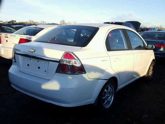 KL1TG566X7B171751 - 2007 CHEVROLET AVEO LT WHITE photo 4