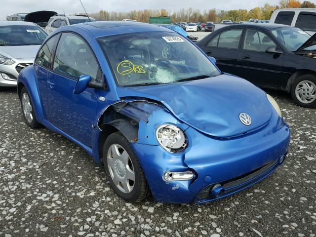 3VWCT21C81M411831 - 2001 VOLKSWAGEN NEW BEETLE 蓝色 照片 1