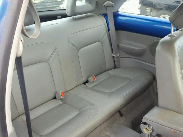 3VWCT21C81M411831 - 2001 VOLKSWAGEN NEW BEETLE 蓝色 照片 6